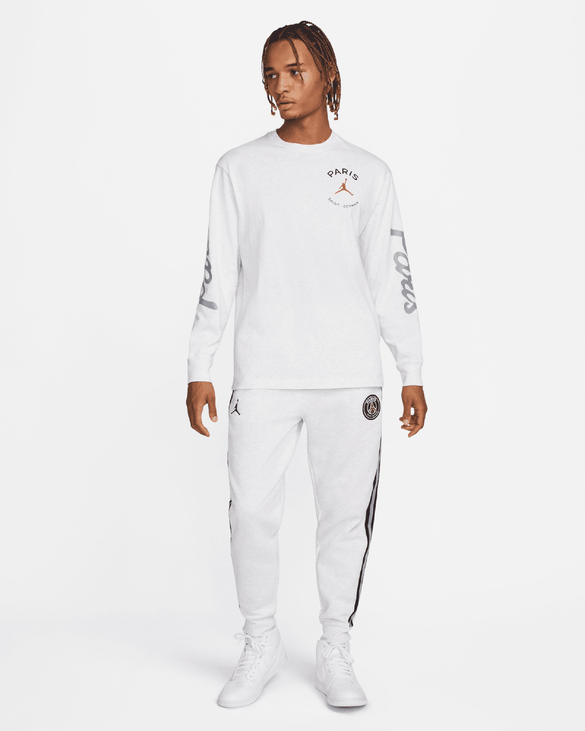 Jordan x PSG Men's Fleece Pants Gray DB6502-051| Buy Online at 