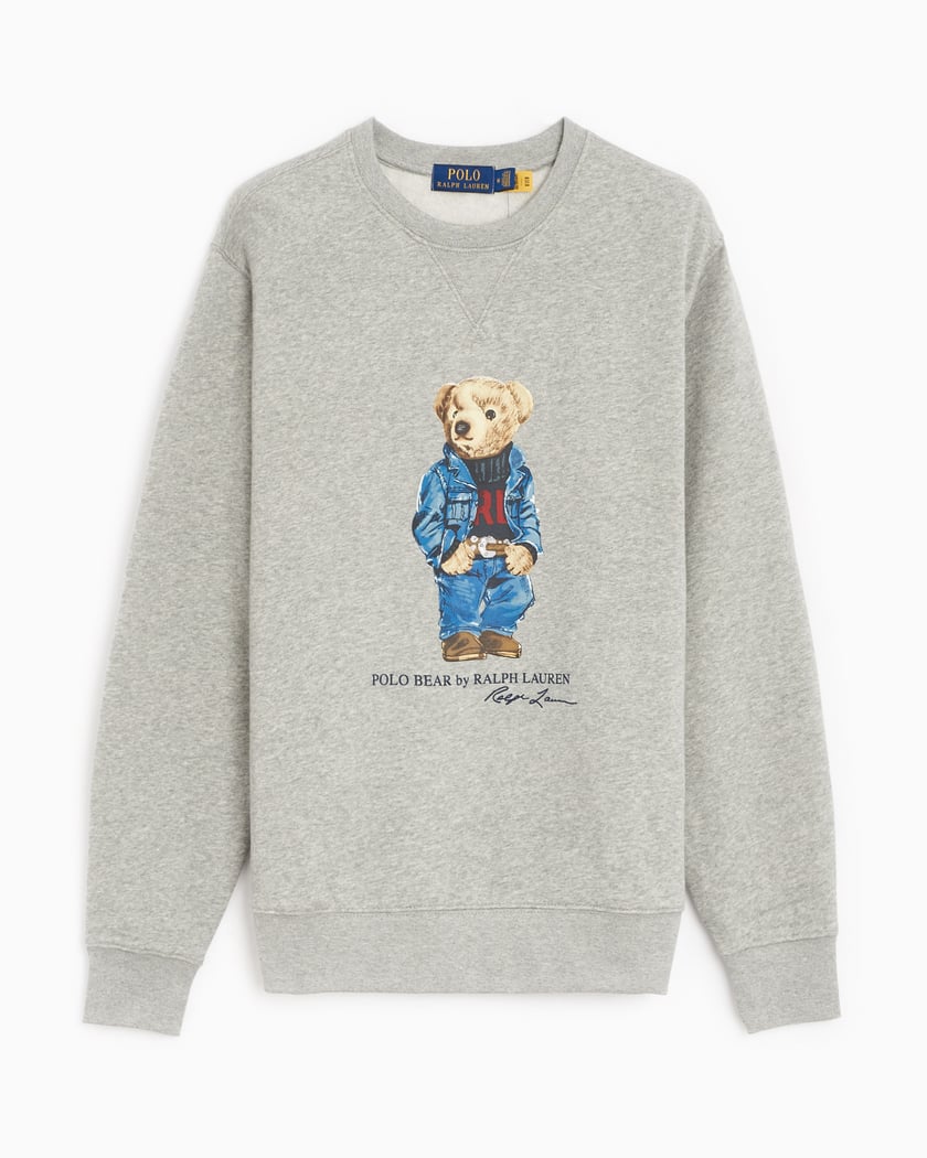 Polo Ralph Lauren Bear Men's Sweatshirt Gray 710853308001| Buy Online at  FOOTDISTRICT