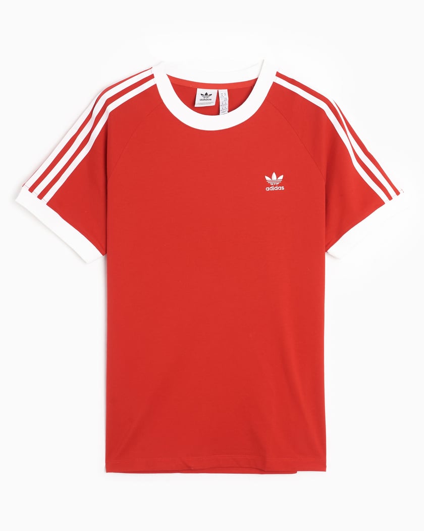 Inspiration Sult resultat adidas Originals 3 Stripes Women's T-Shirt Red IK4052| Buy Online at  FOOTDISTRICT