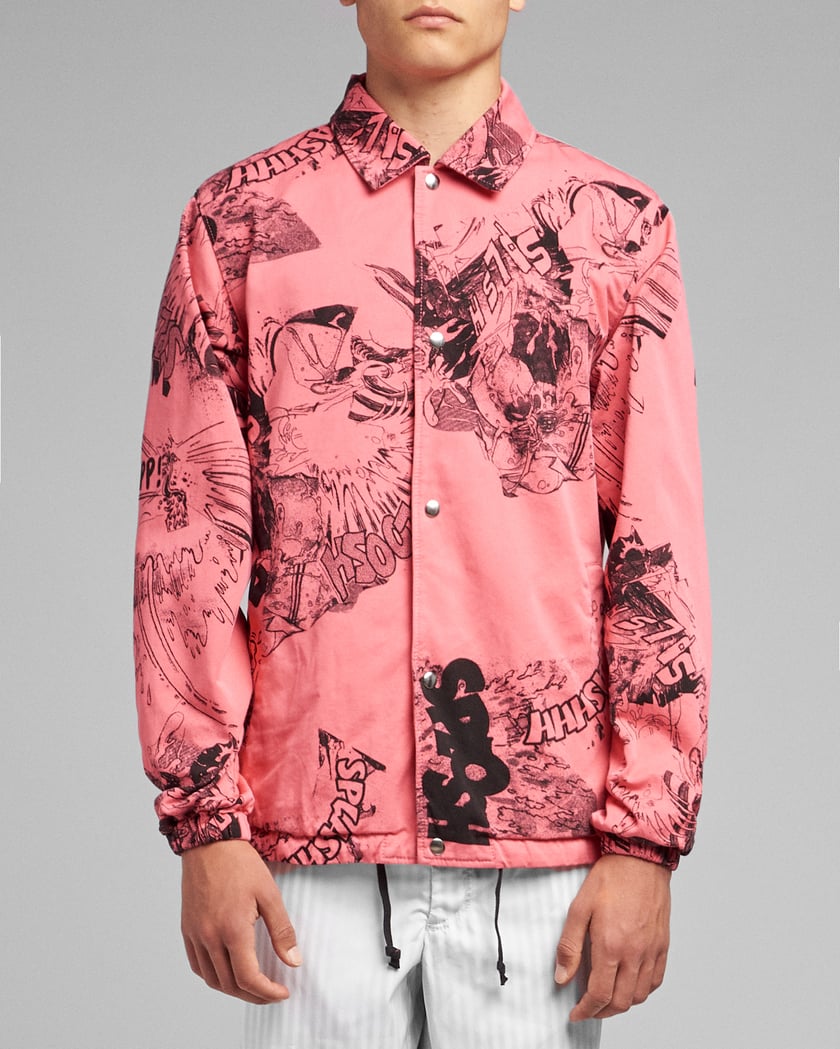 Comme Des Garçons Shirt Men's Woven Jacket Pink FI-J008-S22-1| Buy 