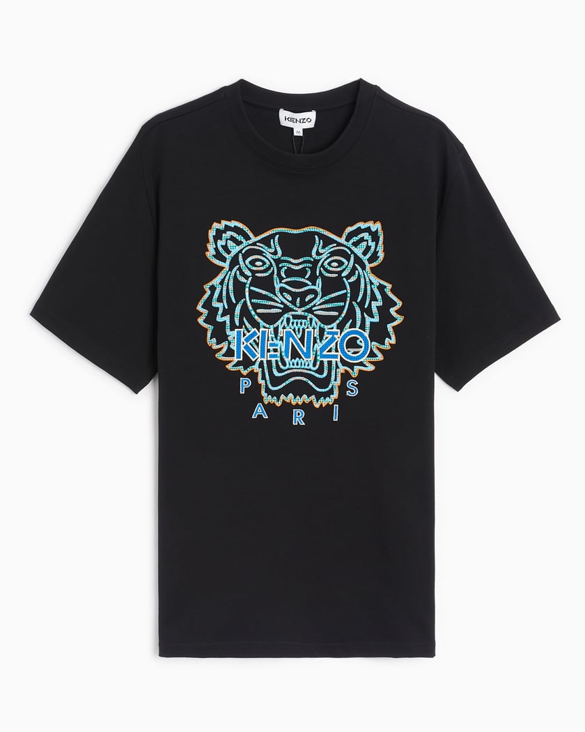 Aardewerk Luipaard Toeschouwer Kenzo Tiger Men's T-Shirt Black FC55TS218CSI-99| Buy Online at FOOTDISTRICT