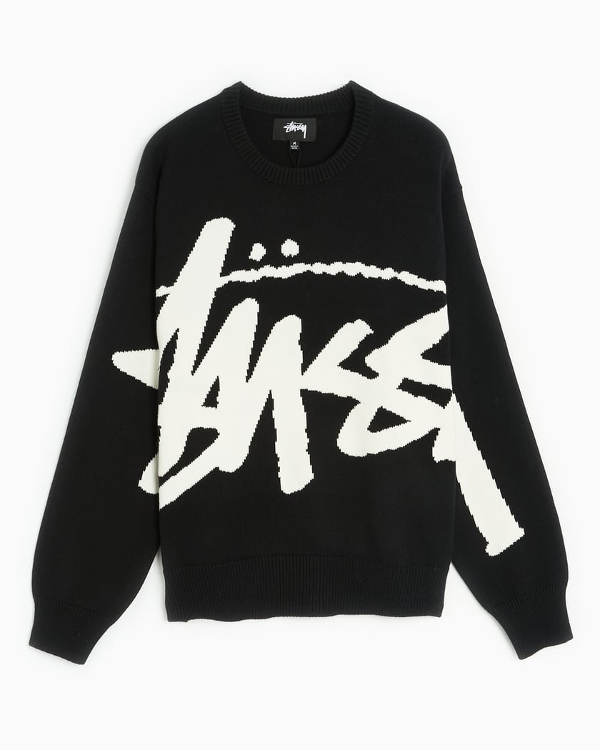 Stüssy Stock Unisex Sweater Black 117152-BLAC| Buy Online at