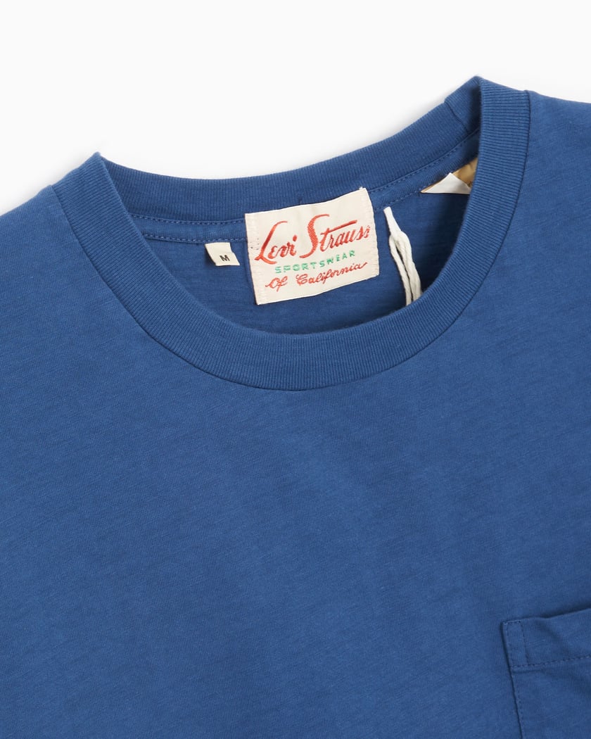 Levis Vintage Clothing 1950'S Sportswear Men's T-Shirt Blue 40850-0105| Buy  Online at FOOTDISTRICT