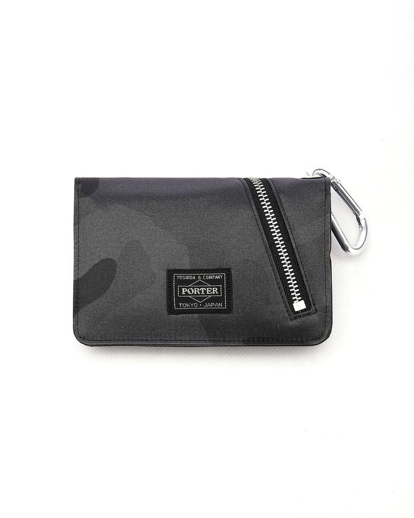 Porter-Yoshida  Co. Bill Woodland Camo Unisex Wallet Gray 384-03072-10|  Buy Online at FOOTDISTRICT