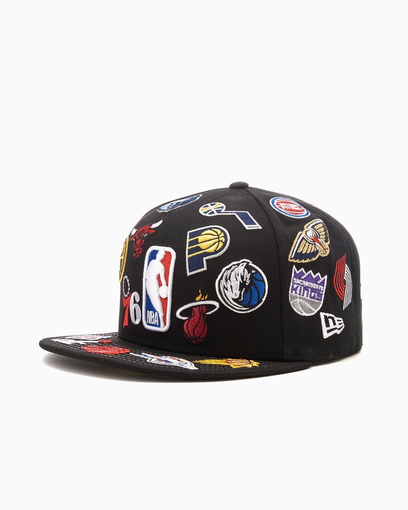 New Era NBA All-Over Patches 59FIFTY Unisex Cap Black 60285213 