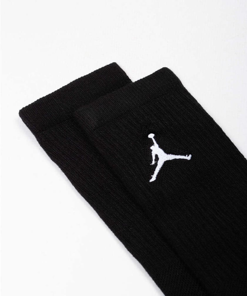 Air Jordan Dri-Fit Socks (3 Pack) Black SX5545-013| Buy Online at ...