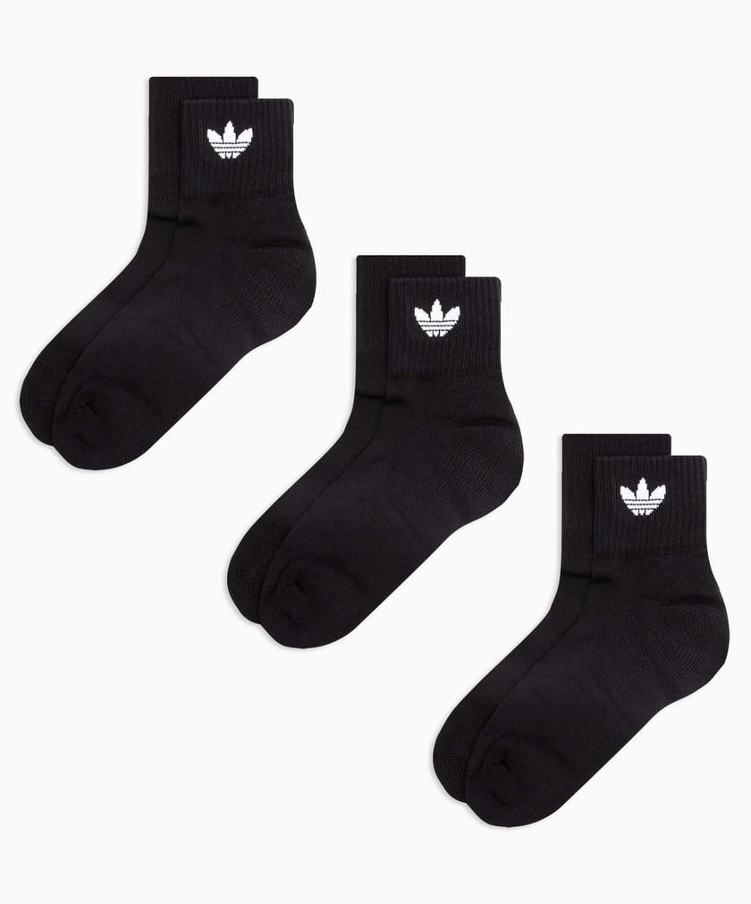 sitio taburete Huerta adidas Mid-Cut (3 Pack) Unisex Socks Negro FM0643| Comprar Online en  FOOTDISTRICT