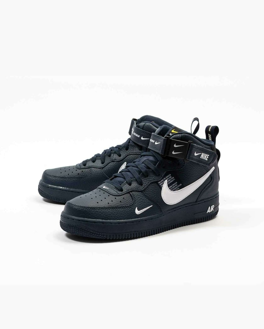 Black Nike Air Force 1 Mid '07 LV8 - Men's Size 8