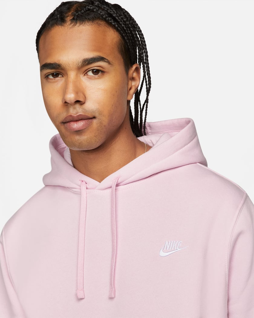 Nike Sportswear Club Men's Hoodie Pink |DV6297-663| Buy Online at ...