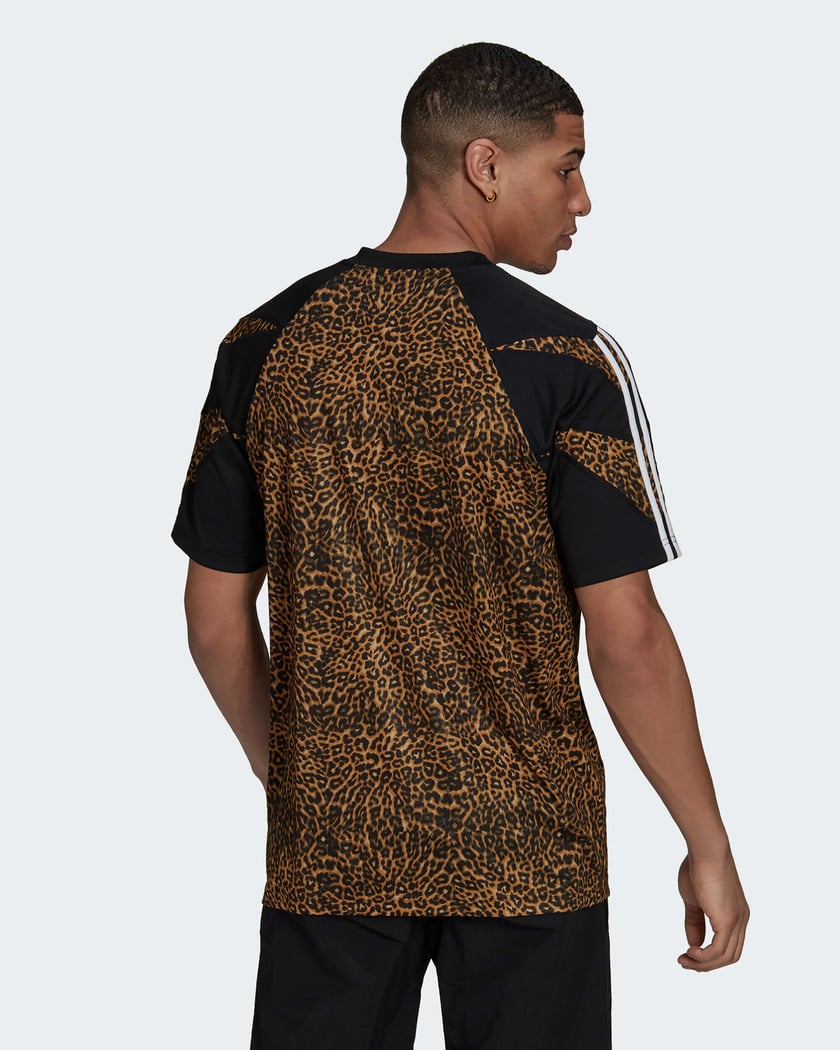 adidas Allover Animal Print Football Men's T-Shirt Brown H06731| Buy Online  at FOOTDISTRICT