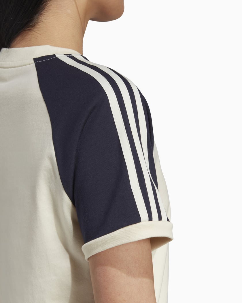 adidas Originals x Sporty & Rich Women's T-Shirt Beige IN5251| Buy