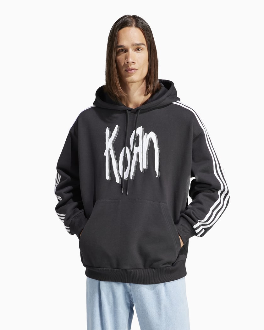 adidas Originals x Korn Men's Hoodie Black IN9102| Buy Online at
